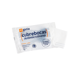 Cubrebocas Antimocrobiano GALIA TEXTIL